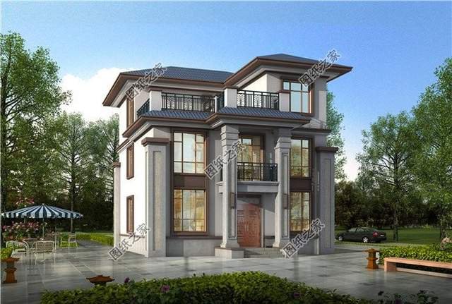 優雅極了！讓人喜愛的30萬左右的中式三層別墅，生活舒適的選擇