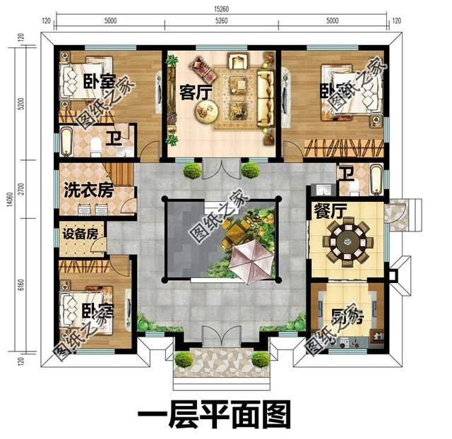 傳統(tǒng)的清雅，優(yōu)美的四合院設(shè)計(jì)，讓人看了都羨慕