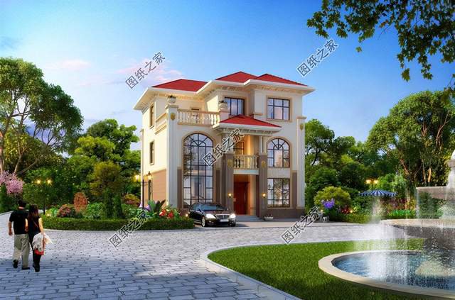 30萬就能建起的三層小別墅豪華大氣，說出來別不信