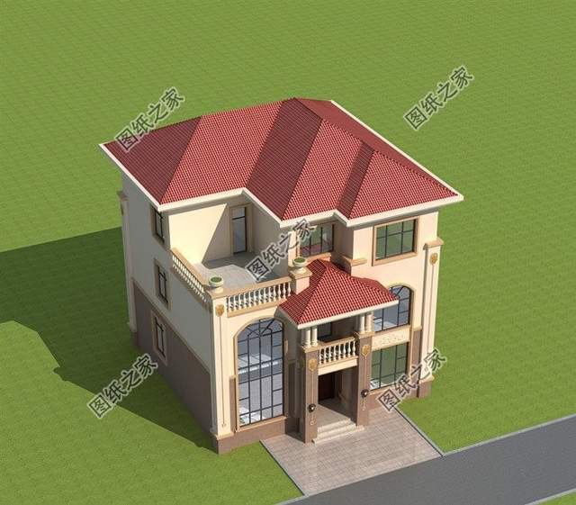 30萬就能建起的三層小別墅豪華大氣，說出來別不信