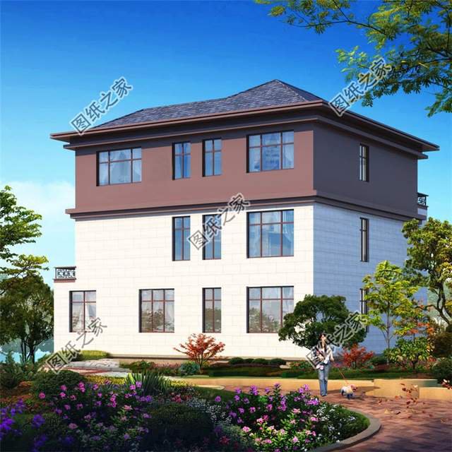 30萬就能建起的三層小別墅豪華大氣，說出來別不信