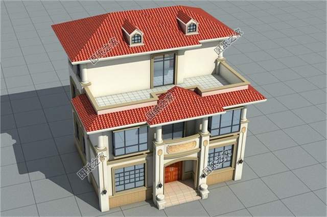 農村二層半自建房設計圖，在大而不俗的露臺上看日出日落