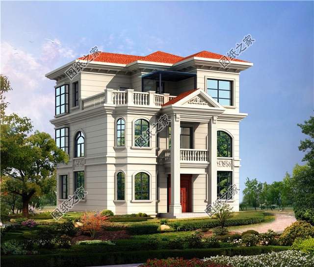 農村二層半自建房設計圖，在大而不俗的露臺上看日出日落