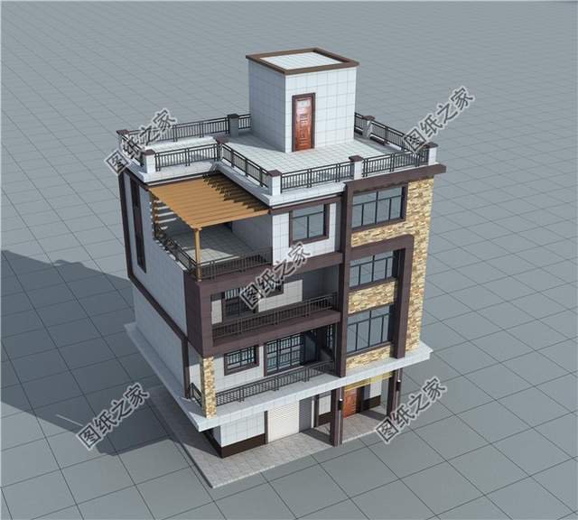 四層別墅設計，再也不用擔心空間不夠啦