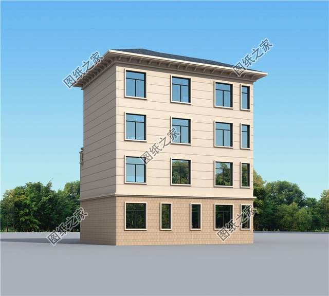 占地130平左右四層樓房設計圖，三代同堂都能住得過來