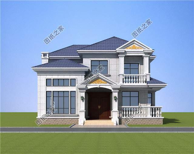 歐式二層別墅，奢華的幸福感，外觀華貴但經濟的選擇