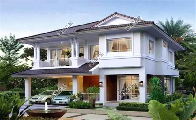 超現(xiàn)代二層房屋設(shè)計(jì)圖符合年輕人的審美，個(gè)性不張揚(yáng)，灑脫不隨性