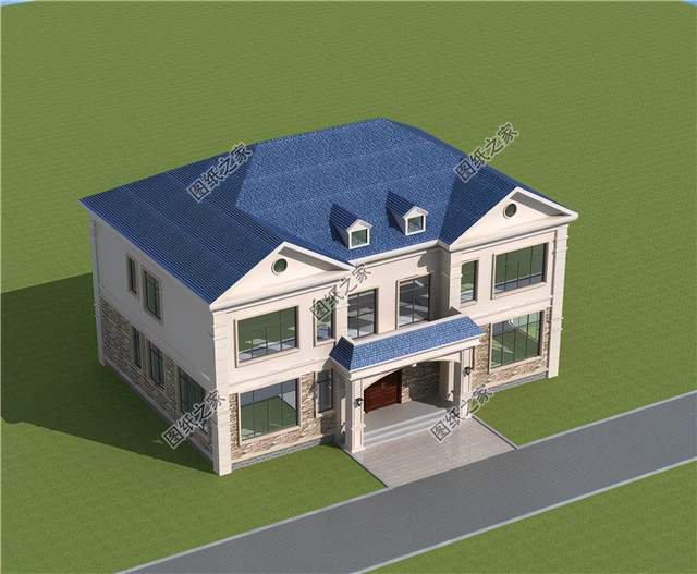 二層雙拼別墅設(shè)計(jì)圖，雙拼別墅不分離，兄弟姐妹感情深