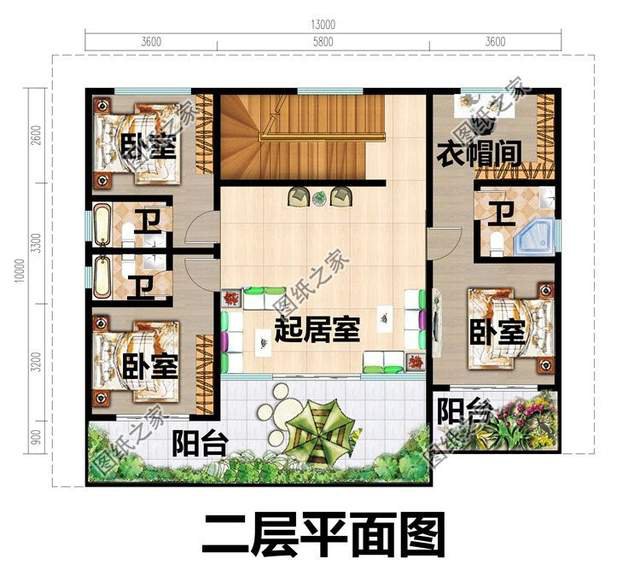 100平米小別墅，麻雀雖小五臟俱全，小面積，大享受