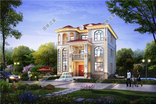 農(nóng)村三層獨棟別墅設(shè)計圖紙，看到第一款我就忍不住贊嘆了