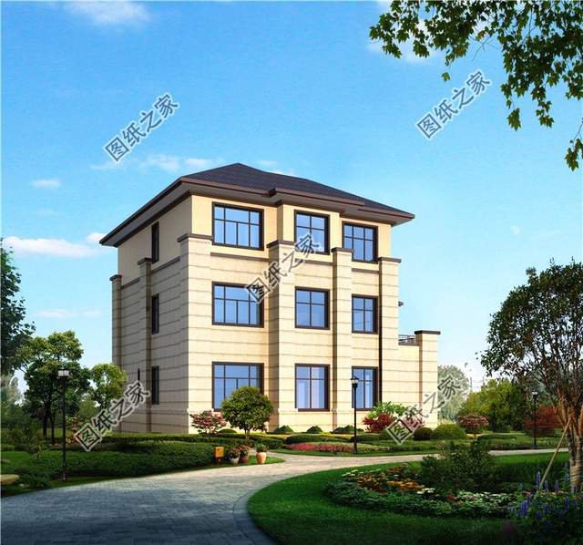 農(nóng)村三層獨棟別墅設(shè)計圖紙，看到第一款我就忍不住贊嘆了