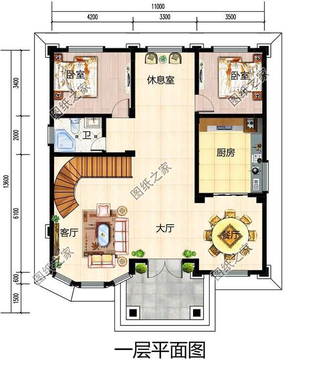 農(nóng)村三層獨棟別墅設(shè)計圖紙，看到第一款我就忍不住贊嘆了