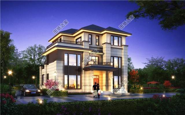 農(nóng)村三層獨棟別墅設(shè)計圖紙，看到第一款我就忍不住贊嘆了