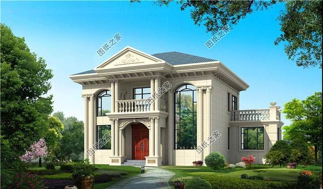 最接地氣的農村二層自建房設計圖，帶配房煙氣裊裊芳香四溢