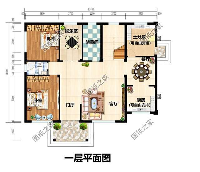 農村二層小洋房怎么建，復式挑空設計造型保證高端大氣上檔次