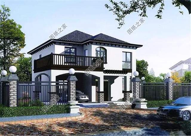 農村帶露臺的二層自建房，簡簡單單過成想過的生活