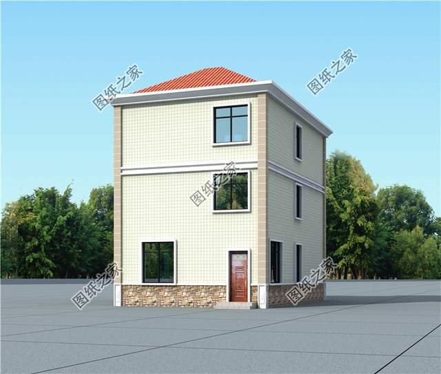 占地100平的三層鄉(xiāng)村小別墅，秀出你的別樣氣質(zhì)