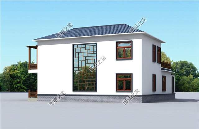 在農(nóng)村有一棟這樣的中式二層四合院，你就是人生的贏家