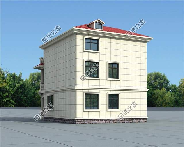 農村三層別墅全套設計圖20萬左右，簡直就是藏不住的好戶型