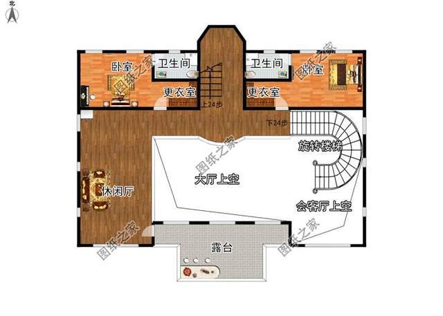 漂亮的房子百里挑一四層歐式別墅效果圖，滿足你對(duì)奢華的概念