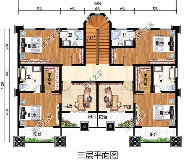 漂亮的房子百里挑一四層歐式別墅效果圖，滿足你對(duì)奢華的概念