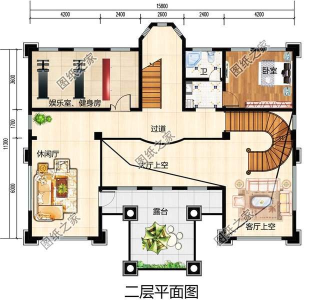 漂亮的房子百里挑一四層歐式別墅效果圖，滿足你對(duì)奢華的概念