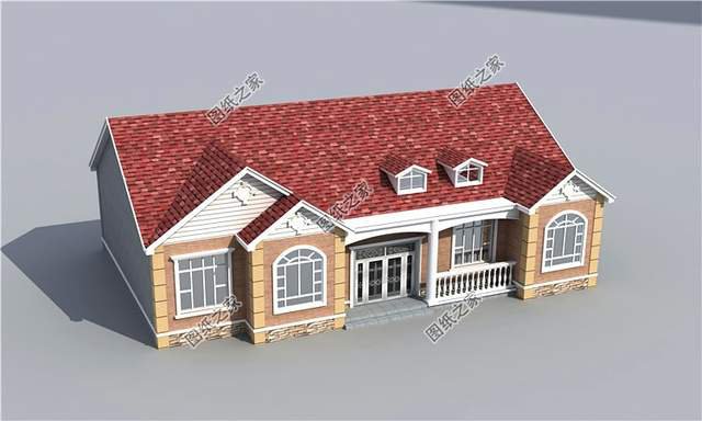 農村五間一層房屋設計圖，室內布局安排得妥妥的，真是不錯