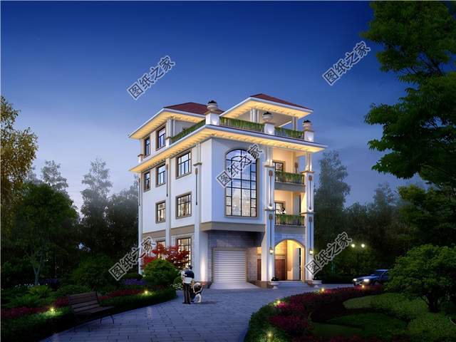 帶陽臺四層別墅，喝茶晾曬兩不誤，生活樂無窮