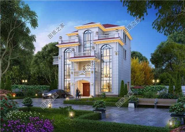 帶陽臺四層別墅，喝茶晾曬兩不誤，生活樂無窮