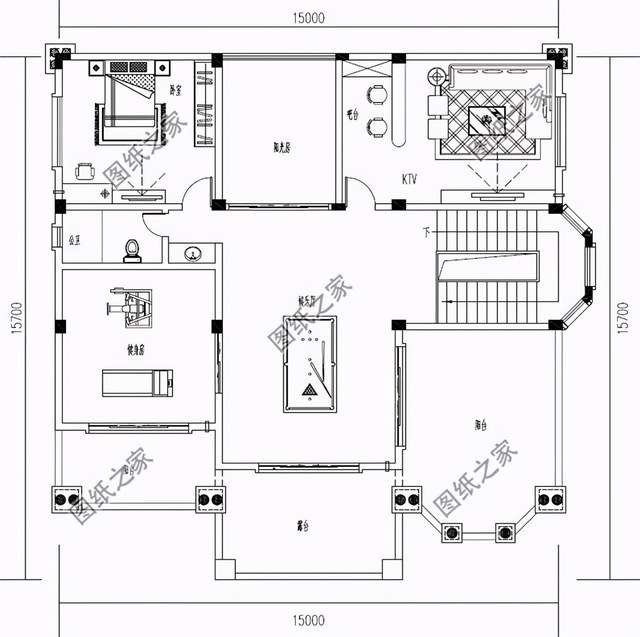 帶陽臺四層別墅，喝茶晾曬兩不誤，生活樂無窮