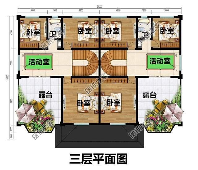 羅馬柱雙拼的大氣，農村兄弟情誼深厚的證明