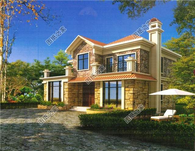 三款帶煙囪的二層鄉(xiāng)村別墅設(shè)計(jì)圖紙，給你不一樣的農(nóng)家生活