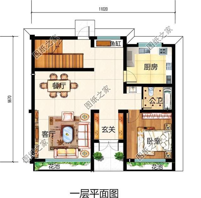 農村三層現代風別墅設計圖，讓我們把時尚帶回家