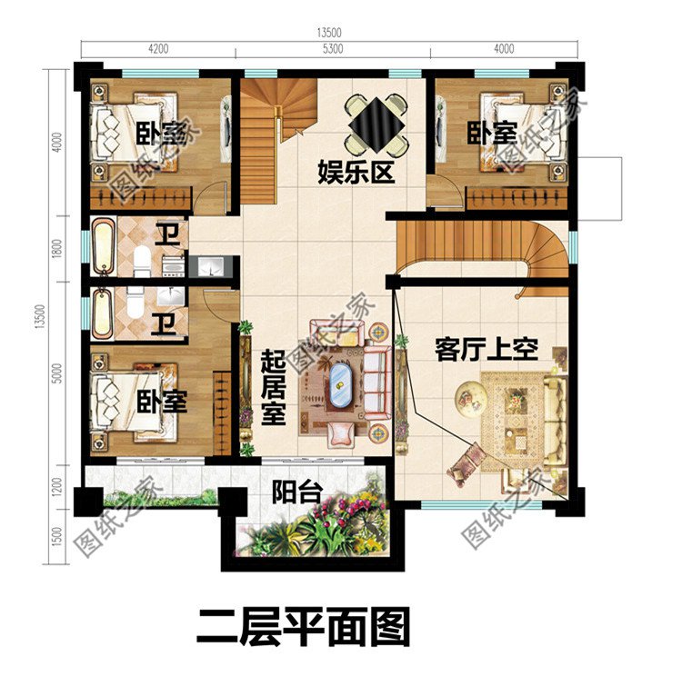 新農(nóng)村二層房屋設(shè)計(jì)圖紙