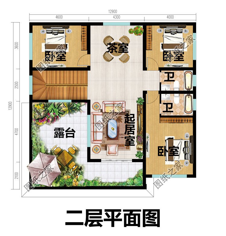 農村二層房屋設計