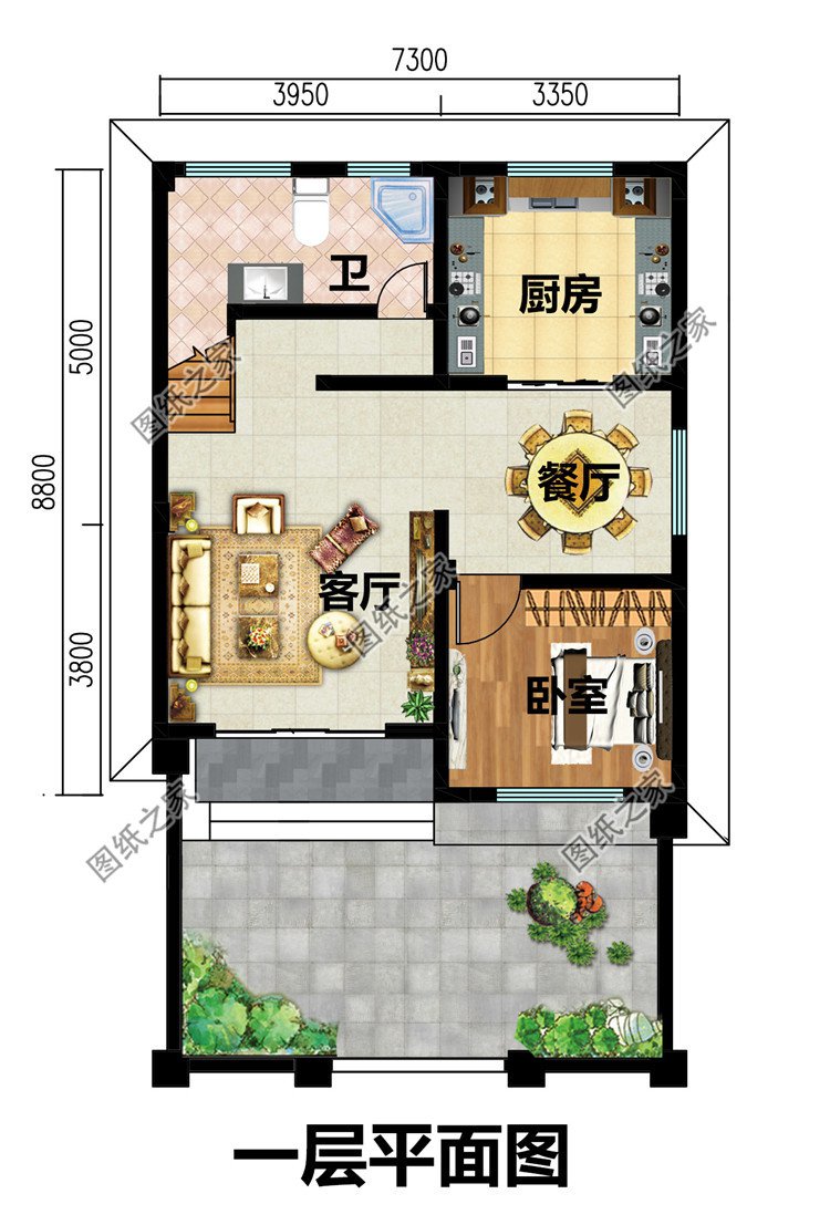 農村三層15萬自建房圖