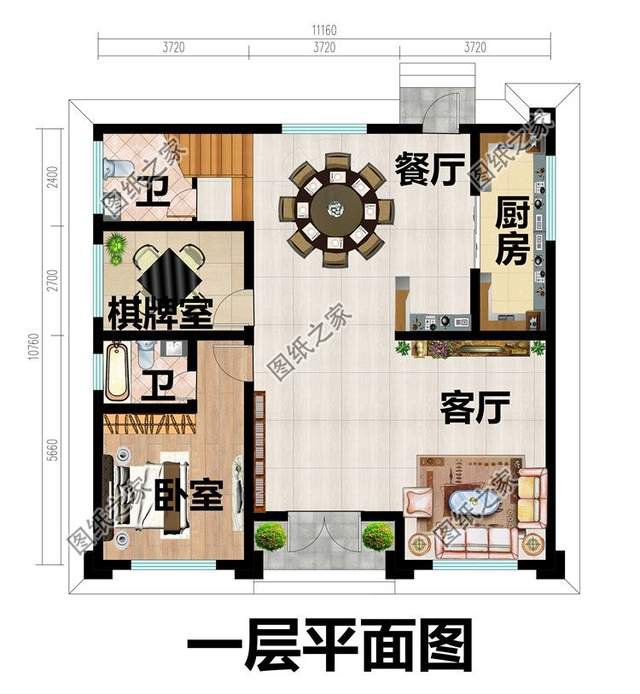 10乘12米房屋，悠閑生活建房就該這樣建