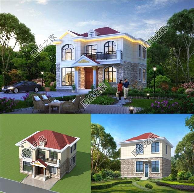 占地90平方的二層農村房屋設計，讓我們的生活因它而溫暖