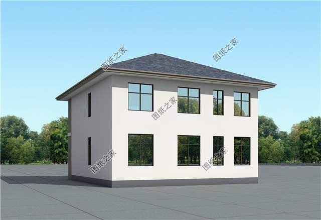 帶露臺的框架結構別墅，悠閑愜意的舒適，這才是生活啊