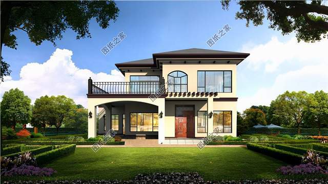 帶車庫的農(nóng)村別墅，方便生活，就是方便自己