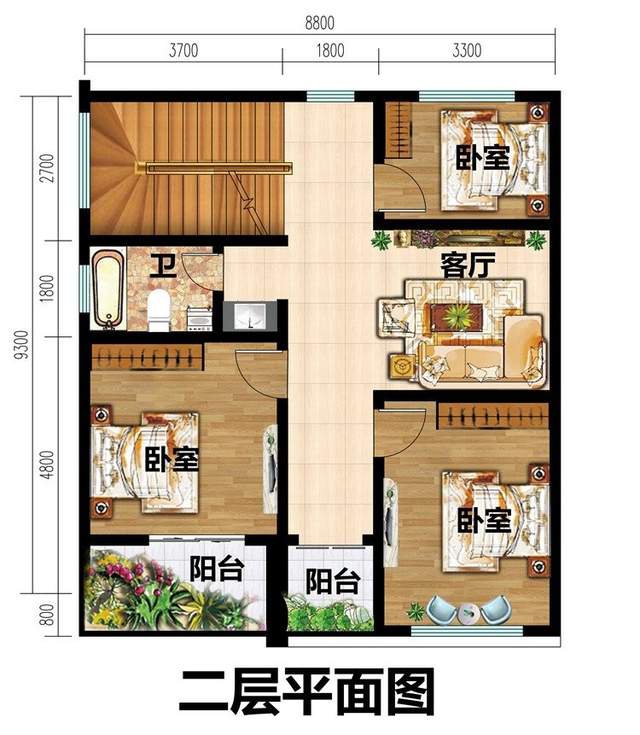 90平米宅基地設計圖，小巧玲瓏惹人愛