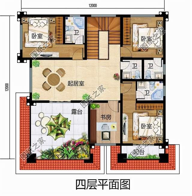 建三層半樓房設計圖，高屋建瓴地倚天的大氣生活