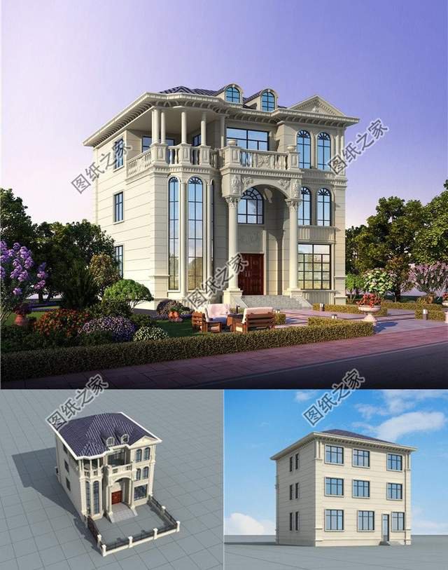 建三層半樓房設計圖，高屋建瓴地倚天的大氣生活