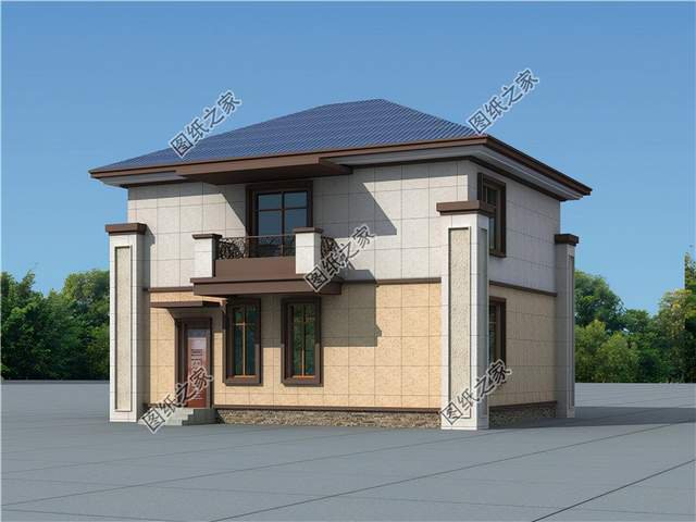 農村二層別墅挑空客廳戶型，視野寬闊大氣，物超所值的美觀