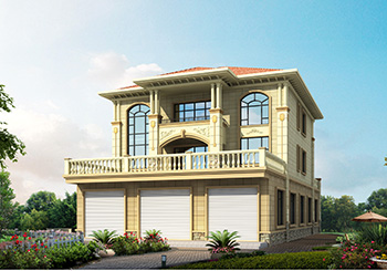 三層帶商鋪別墅設計圖，既能出租又能住