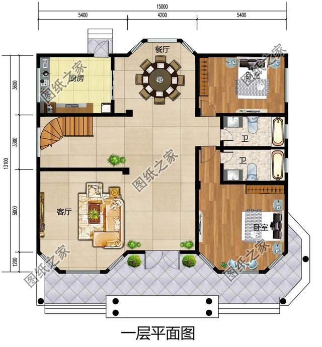 農(nóng)村新式二層半小別墅，優(yōu)雅外觀居住放心的心靈港灣