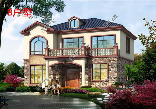 實惠又美觀的新家，20萬新款二層別墅