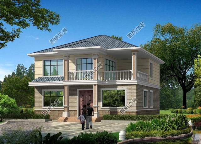 實惠又美觀的新家，20萬新款二層別墅