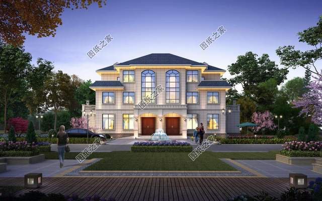 三層歐式雙拼別墅，合小家為大家，兄弟姐妹不分離，生活樂悠悠