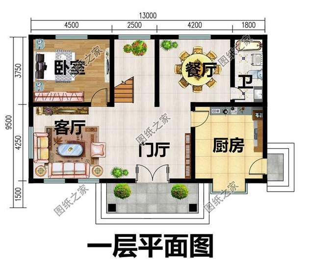 15萬磚混二層別墅，實惠又精巧，簡約好選擇